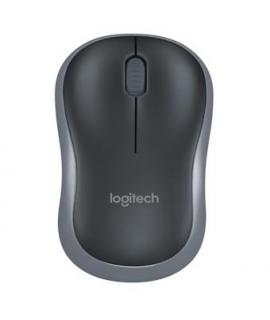 Logitech M185 Raton Inalambrico 1000dpi - 3 Botones - Uso Ambidiestro - Color Negro/Gris