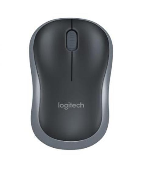 Logitech M185 Raton Inalambrico 1000dpi - 3 Botones - Uso Ambidiestro - Color Negro/Gris