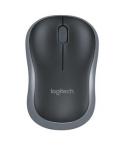 Logitech M185 Raton Inalambrico 1000dpi - 3 Botones - Uso Ambidiestro - Color Negro/Gris