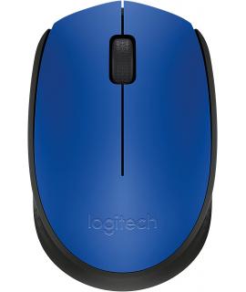 Logitech M171 Raton Inalambrico 1000dpi - 3 Botones - Uso Ambidiestro - Color Azul