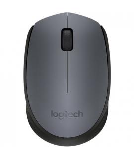 Logitech M170 Raton Inalambrico 1000dpi - 3 Botones - Uso Ambidiestro - Color Gris/Negro