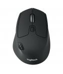 Logitech M720 Triathlon Raton Inalambrico Bluetooth 1000dpi - 7 Botones - Uso Diestro - Color Negro