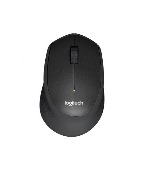 Logitech M330 Silent Plus Raton Inalambrico USB 1000dpi - Silencioso - 3 Botones - Uso Diestro - Color Negro