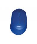 Logitech M330 Silent Plus Raton Inalambrico 1000dpi - Silencioso - 3 Botones - Uso Diestro - Color Azul