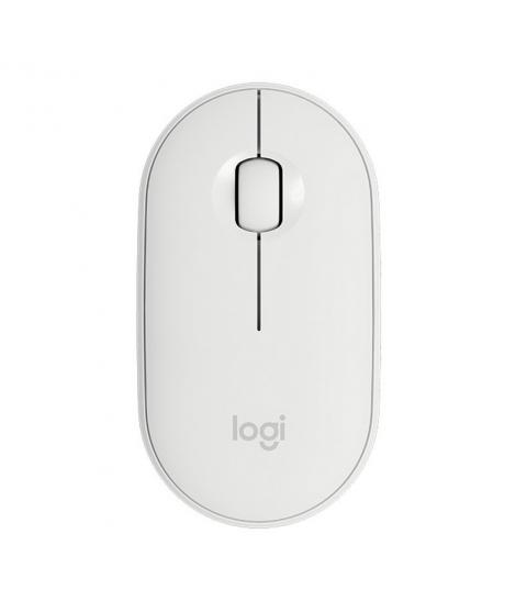 Logitech Pebble M350 Raton Inalambrico USB 1000dpi - 3 Botones - Uso Ambidiestro - Color Blanco