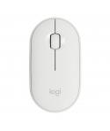 Logitech Pebble M350 Raton Inalambrico USB 1000dpi - 3 Botones - Uso Ambidiestro - Color Blanco