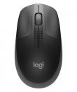 Logitech M190 Full Size Raton Inalambrico USB 1000dpi - 3 Botones - Gran Tamaño - Uso Ambidiestro - Color Negro/Gris Oscuro