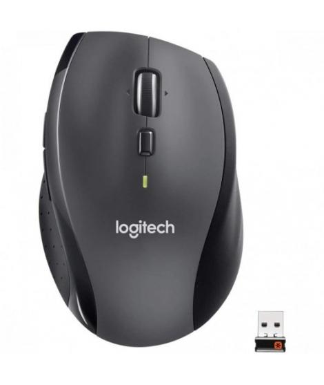 Logitech M705 Marathon Raton Inalambrico USB 1000dpi - 6 Botones - Uso Diestro - Color Negro/Gris Oscuro