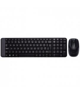 Logitech MK220 Pack Inalambrico Teclado K220 + Raton M150 3 Botones - Uso Ambidiestro - Portugues