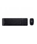 Logitech MK220 Pack Inalambrico Teclado K220 + Raton M150 3 Botones - Uso Ambidiestro - Color Negro