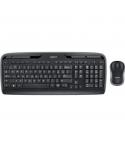 Logitech MK330 Pack Inalambrico Teclado Multimedia + Raton 3 Botones - Uso Ambidiestro - Color Negro