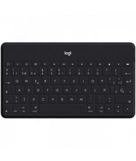 Logitech Keys to Go Teclado Bluetooth para iPhone, iPad y Apple TV - Teclas de Acesso Directo - Base para Smartphone - Ultralige