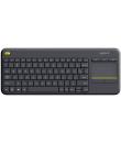 Logitech K400 Plus Teclado Inalambrico Touchpad - PC, TV - Color Negro