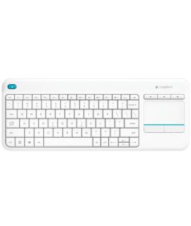 Logitech K400 Plus Teclado Inalambrico Touchpad - PC, TV - Color Blanco