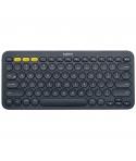 Logitech K380 Teclado Inalambrico Bluetooth - Hasta 3 Dispositivos Simultaneamente - Color Gris Oscuro