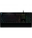 Logitech G213 Prodigy Teclado Gaming USB - Retroiluminacion RGB - Resistente a Salpicaduras - Reposamuñecas - Cable de 1.80m - C