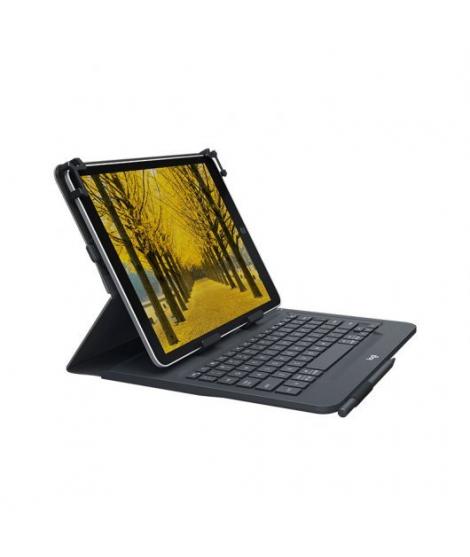 Logitech Universal Folio Funda con Teclado Inalambrico para Tablets de 9" a 10" - Bluetooth 3.0 - Color Negro