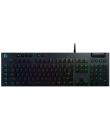 Logitech G815 Teclado Mecanico Gaming USB - Teclas Mecanicas GL Tactil - Iluminacion RGB Lightsync - Superficies de Metal - Cabl