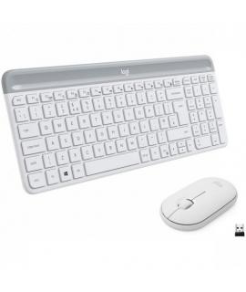 Logitech MK470 Slim Pack Inalambrico USB Teclado 12 Teclas FN + Raton 1000dpi 3 Botones - Ultafinos - Silenciosos - Uso Ambidies