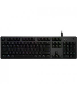 Logitech G512 Teclado Mecanico Gaming USB - Teclas Mecanicas GX Brown - Iluminacion RGB Lightsync - Superficies de Metal - Cable