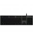 Logitech G512 Teclado Mecanico Gaming USB - Teclas Mecanicas GX Brown - Iluminacion RGB Lightsync - Superficies de Metal - Cable