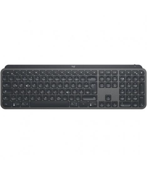 Logitech MX Keys Teclado Inalambrico USB - Teclas Retroiluminadas con Deteccion de Proximidad de Manos - Iluminacion Ajustable -