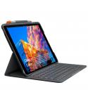 Logitech Slim Folio Funda con Teclado Bluetooth para iPad Air 3ª Generacion 10.2" - Escritura Comoda - Color Gris