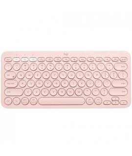 Logitech K380 Teclado Inalambrico Bluetooth - Hasta 3 Dispositivos Simultaneamente - Color Rosa
