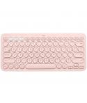 Logitech K380 Teclado Inalambrico Bluetooth - Hasta 3 Dispositivos Simultaneamente - Color Rosa