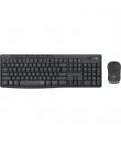 Logitech MK295 Pack Inalambrico Teclado + Raton 1000dpi 3 Botones - Teclas y Botones Silenciosos - Uso Ambidiestro - Color Negro