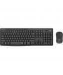 Logitech MK295 Pack Inalambrico Teclado + Raton 1000dpi 3 Botones - Teclas y Botones Silenciosos - Uso Ambidiestro - Color Negro