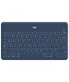 Logitech Keys to Go Teclado Bluetooth para iPhone, iPad y Apple TV - Teclas de Acesso Directo - Base para Smartphone - Ultralige