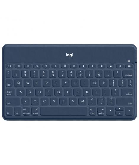 Logitech Keys to Go Teclado Bluetooth para iPhone, iPad y Apple TV - Teclas de Acesso Directo - Base para Smartphone - Ultralige