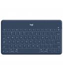 Logitech Keys to Go Teclado Bluetooth para iPhone, iPad y Apple TV - Teclas de Acesso Directo - Base para Smartphone - Ultralige