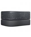 Logitech Ergo K860 Teclado Bluetooth Inalambrico USB - Ergonomico - Reposamuñecas - Color Negro