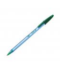 Bic Cristal Soft Boligrafos de Bola - Punta Media de 1.2mm - Trazo 0.45mm - Escritura mas Fluida - Color Verde