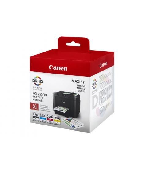 Canon PGI2500XL Pack de 4 Cartuchos de Tinta Originales - 9254B004/9254B010