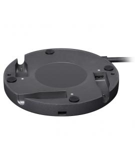 Logitech Rally Mic Pod Hub - Hub para Microfonos de Sistemas de Videoconferencias Rally - Color Negro