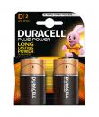 Duracell MN1300B2 Pilas Alcalinas D LR20 1.5V Plus Power (2 unidades)