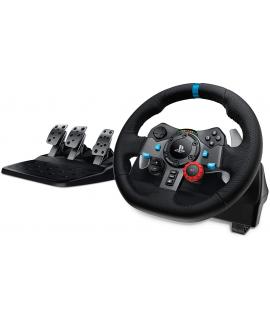 Logitech G29 Driving Force Juego de Volante y Pedales Compatible con PS3, PS4, PS5 y PC - Giro 900º - Efecto Force Feedback - Fr