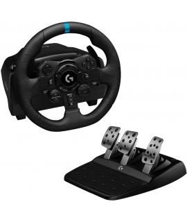 Logitech G923 Trueforce Juego de Volante y Pedales de Carreras Compatible con PS4, PS5 y PC - LEDS Indicador RPM - Giro 900º - E