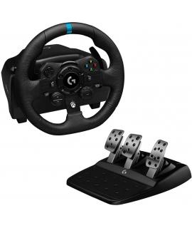 Logitech G923 Trueforce Juego de Volante y Pedales de Carreras Compatible con Xbox Series X/S, Xbox One y PC - LEDS Indicador RP