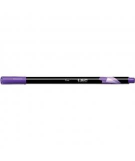 Bic Intensity Fine Rotulador de Punta Fina de 0.8mm - Trazo de 0.4mm - Tinta con Base de Agua - Color Morado