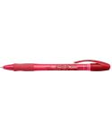 Bic Gel-ocity Illusion Boligrafo de Tinta Gel Borrable - Punta Media de 0.7mm - Recargable - Grip de Goma - Clip de Plastico - C