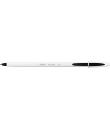Bic Cristal Up Boligrafo de Bola - Punta de 1.2mm - Tinta con Base de Aceite - Cuerpo Blanco - Color Negro