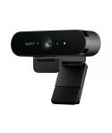 Logitech Brio Webcam 4K Ultra HD - HDR - Grabacion 4K - Zoom Digital 5X - Color Negro