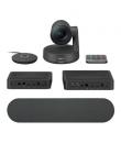 Logitech Rally Kit de Videoconferencias Camara PTZ Ultra HD 4K USB-C 3.0 - Altavoz con Cancelacion de Eco - Microfono con Alcanc