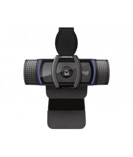 Logitech C920s Webcam HD Pro 1080p - USB 2.0 - Enfoque Automatico - Microfonos Integrados - Tapa de Obturador - Campo Visual de 