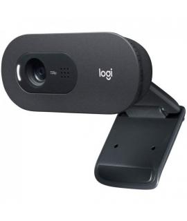 Logitech C505 Webcam HD 720p USB - Microfono de Gran Alcance - Campo Visual Diagonal de 60° - Enfoque Fijo - Cable de 2m - Color