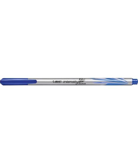 Bic Intensity Medium Rotulador de Punta Media de 0.8mm - Tinta con Base de Agua - Color Azul